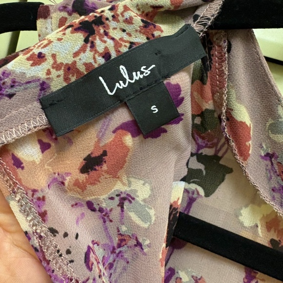 In My Dreams Mauve Floral Print Midi Dress - Picture 4 of 4